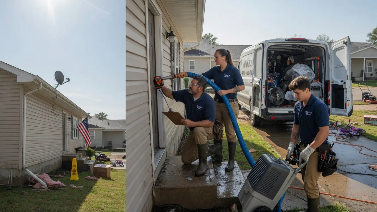 Ceiling Water Damage Restoration in Ellenboro, WV near me